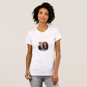 Donald Trump Kamala Harris T-shirt (Voorkant volledig)