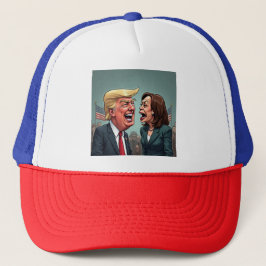 Donald Trump Kamala Harris Trucker Pet
