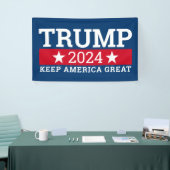 Donald Trump KAN JAAR VERANDEREN Laat Amerika gewe Spandoek (Beurs)