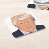 DONALD TRUMP KARTONNEN ONDERZETTERS (Schuin)
