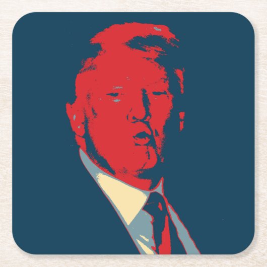 Donald Trump Kartonnen Onderzetters (Voorkant)