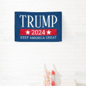 Donald Trump - Keep America Great CAN EDIT JAAR Spandoek (Insitu)