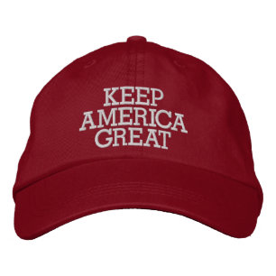 Donald Trump Keep America Great Geborduurde Pet