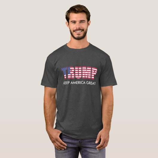 Donald Trump - Keep America Great T-shirt (Voorkant volledig)