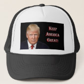 Donald Trump - Keep America Great Trucker Pet (Voorkant)