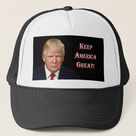 Donald Trump - Keep America Great Trucker Pet (Voorkant)