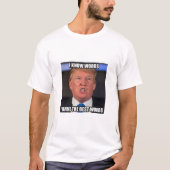 Donald Trump kent de beste woorden T-shirt (Voorkant)