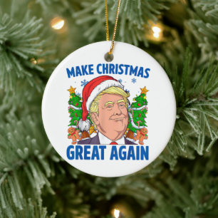 Donald Trump Keramisch Ornament