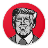 DONALD TRUMP KERAMISCHE KNOP (Voorkant)