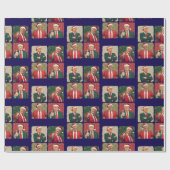 Donald Trump Kerst Grappig Cadeaupapier (Vlak)