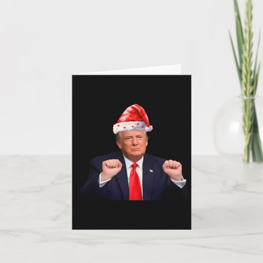 Donald Trump Kerst Grappig President 47 Trump SA Kaart (Voorkant)