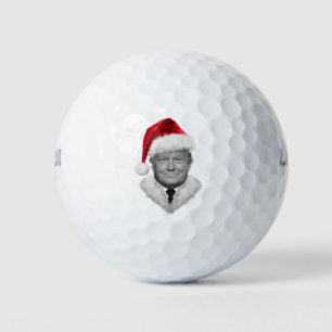 Donald Trump Kerst Grappig Santa Hat Gift Golfballen