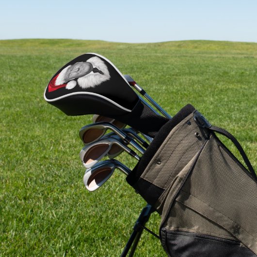 Donald Trump Kerst Grappig Santa Hat Gift Golfheadcover (Insitu)