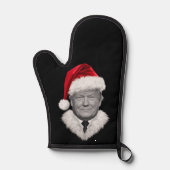 Donald Trump Kerst Grappig Santa Hat Gift Ovenwant (Voorkant)