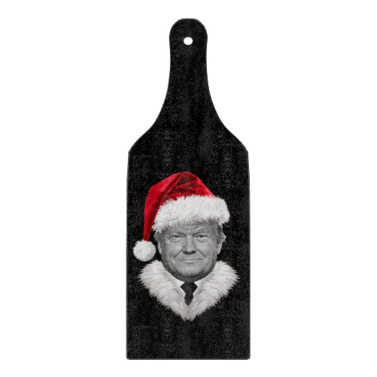Donald Trump Kerst Grappig Santa Hat Gift Snijplank (Voorkant)