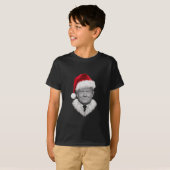 Donald Trump Kerst Grappig Santa Hat Gift T-shirt (Voorkant volledig)