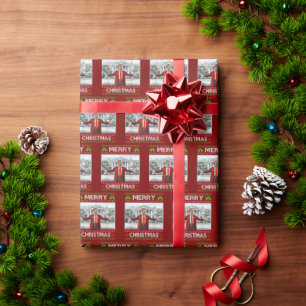 Donald Trump Kerst Grappige Kerstman Hoed Rood Cadeaupapier