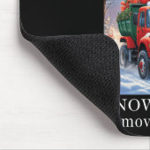 Donald Trump Kerst Grappige Sneeuwvlok Verwijderin Muismat (Hoek)