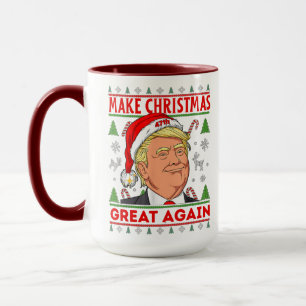 Donald Trump Kerst Mok, Vrolijk Kerstfeest Mok
