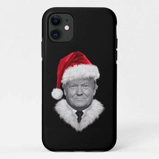 Donald Trump Kerst Moppertje Kerstman Hoed Cadeau Case-Mate iPhone Case (Achterkant)