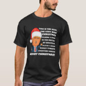 Donald Trump Kerst Tshirt Pajama Tee Shirt (Voorkant)