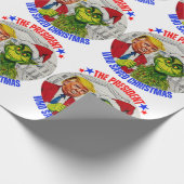 DONALD TRUMP-KERSTINPAKPAPIER CADEAUPAPIER (Hoek)