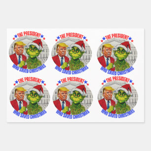 DONALD TRUMP-KERSTINPAKPAPIER INPAKPAPIER VEL