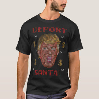 Donald Trump Kerstkaart om Sinterklaas uit te zett T-shirt