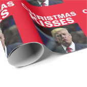 DONALD TRUMP KERSTKUS KUST KUSJES INPAKPAPIER (Rol Hoek)