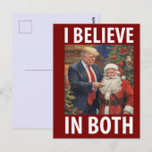 Donald Trump Kerstman Grappig Briefkaart (Voorkant / Achterkant)