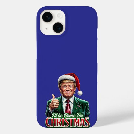 Donald Trump Kerstman Hoed Duimen Up Case-Mate iPhone Case (Achterkant)