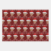 Donald Trump Kerstman hoed maken Kerstmis weer gew Inpakpapier Vel (Voorkant 2)