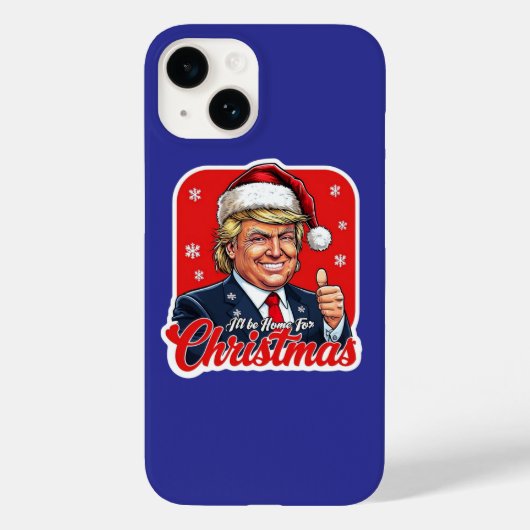 Donald Trump Kerstman Kunst Case-Mate iPhone Case (Achterkant)