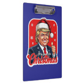 Donald Trump Kerstman Kunst Klembord (Rechts)