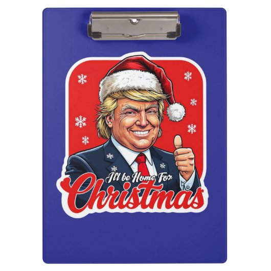 Donald Trump Kerstman Kunst Klembord (Voorkant)