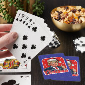 Donald Trump Kerstman Kunst Pokerkaarten (Insitu)