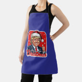 Donald Trump Kerstman Kunst Schort (Insitu)