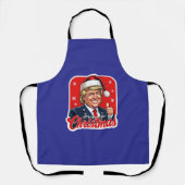 Donald Trump Kerstman Kunst Schort (Voorkant)