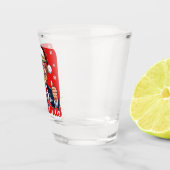 Donald Trump Kerstman Kunst Shot Glas (Rechts)