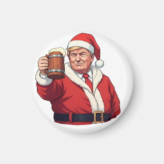 Donald Trump Kerstman Vrolijk Kerstfeest Magneet