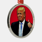 DONALD TRUMP KERSTMIS 2024 Ornament (Rechts)