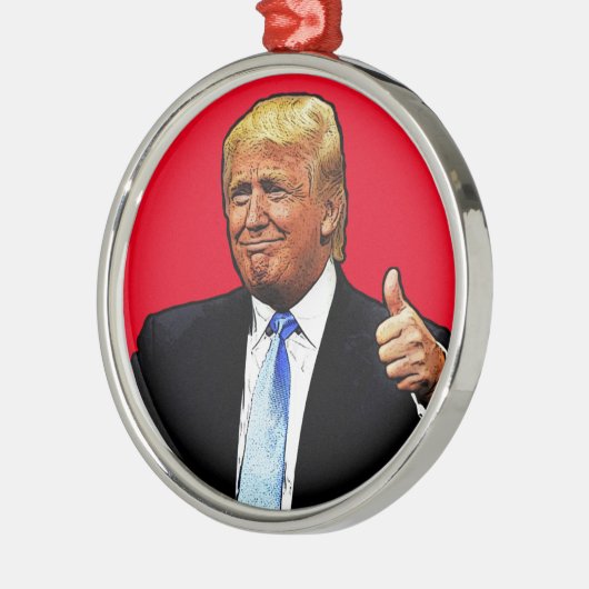 DONALD TRUMP KERSTMIS 2024 Ornament (Links)