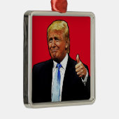 DONALD TRUMP KERSTMIS 2024 Ornament (Rechts)