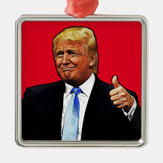 DONALD TRUMP KERSTMIS 2024 Ornament (Voorkant)