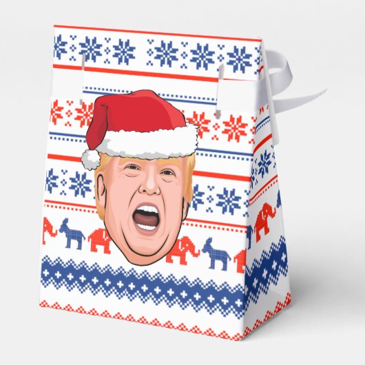 DONALD TRUMP Kerstmis Bedankdoosjes (Achterkant)