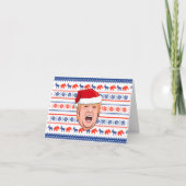 DONALD TRUMP Kerstmis Bedankkaart (Voorkant)