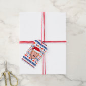 DONALD TRUMP Kerstmis Cadeaulabel (Met Touw)