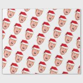 DONALD TRUMP Kerstmis Cadeaupapier (Vlak)