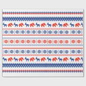 DONALD TRUMP Kerstmis Cadeaupapier (Vlak)