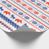 DONALD TRUMP Kerstmis Cadeaupapier (Hoek)